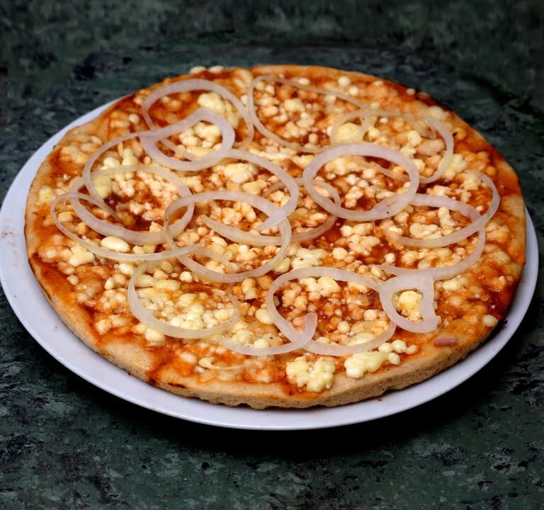 Pizza de cebolla