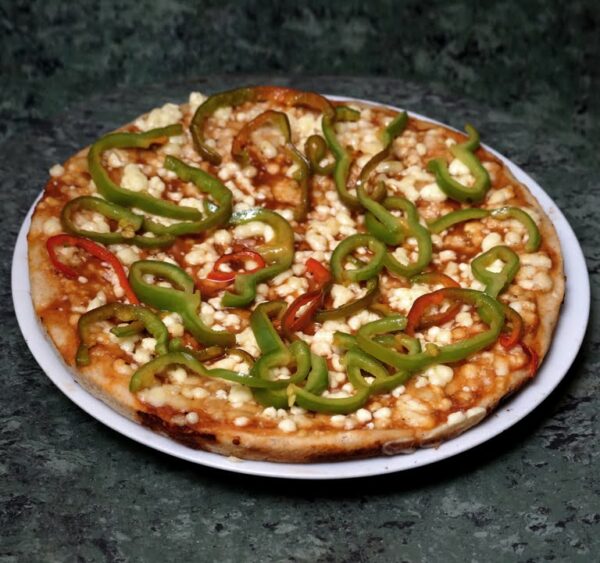 Pizza con pimientos