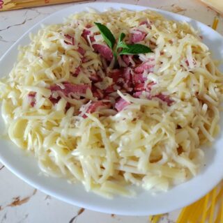 Spaghetti con Jamón