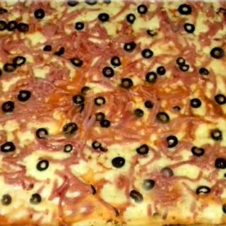 Pizza Familiar con Jamón