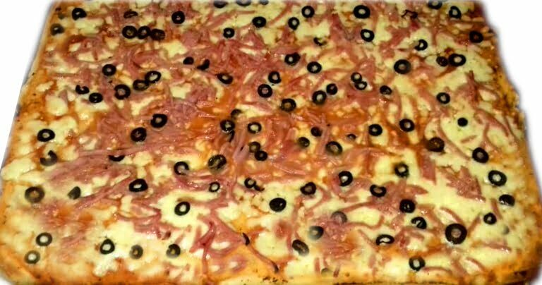 Pizza Familiar con Jamón