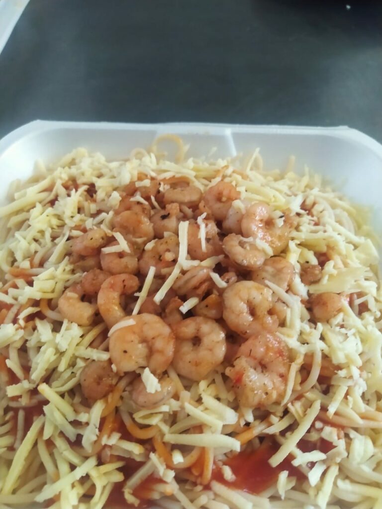 Espaguetis de Camarón