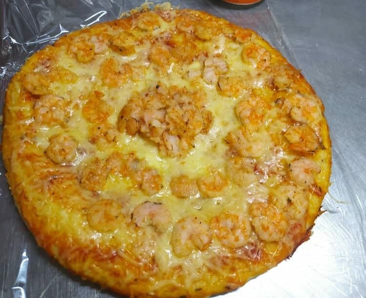 Pizza Mediana de Camarón