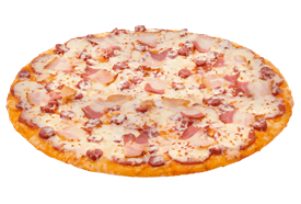 Pizza con Jamón