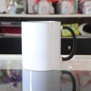 Taza Borde Negro 11 Oz