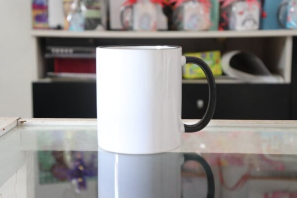 Taza Borde Negro 11 Oz