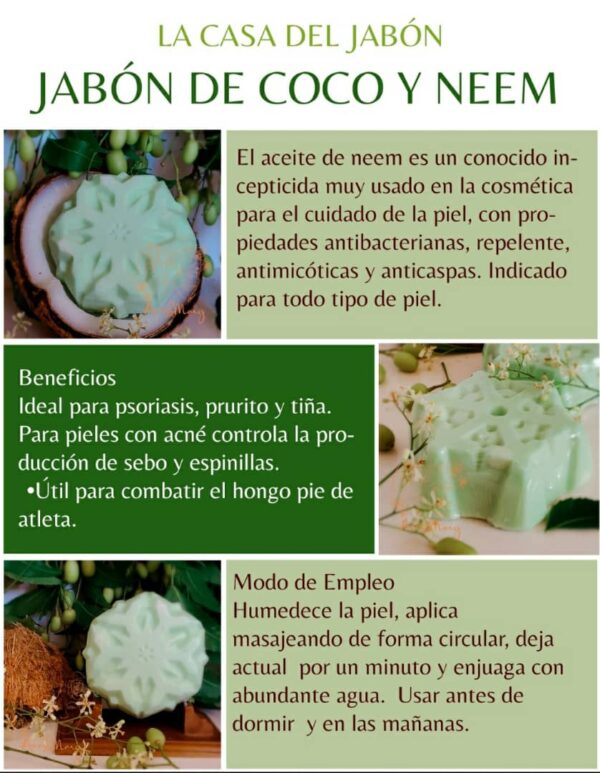 Jabón de Coco y Neem