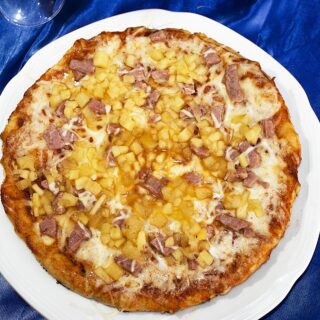Pizza con Jamón