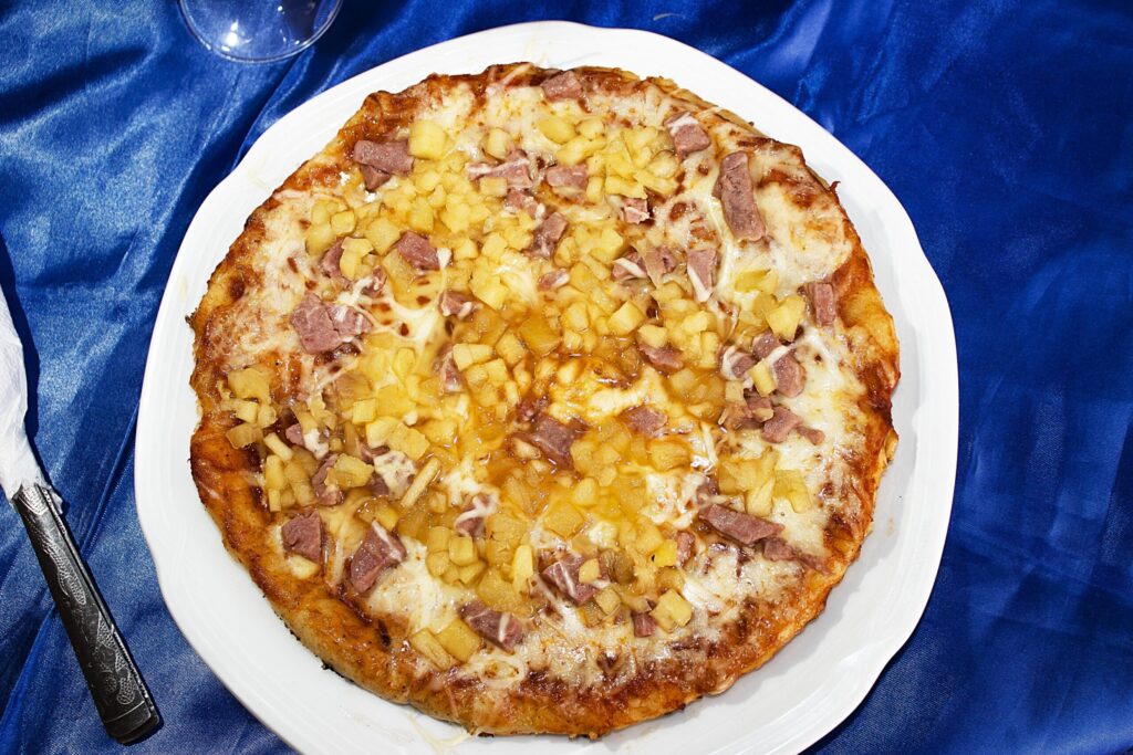 Pizza con Jamón