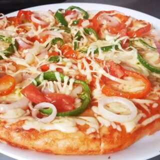 Pizza con vegetales