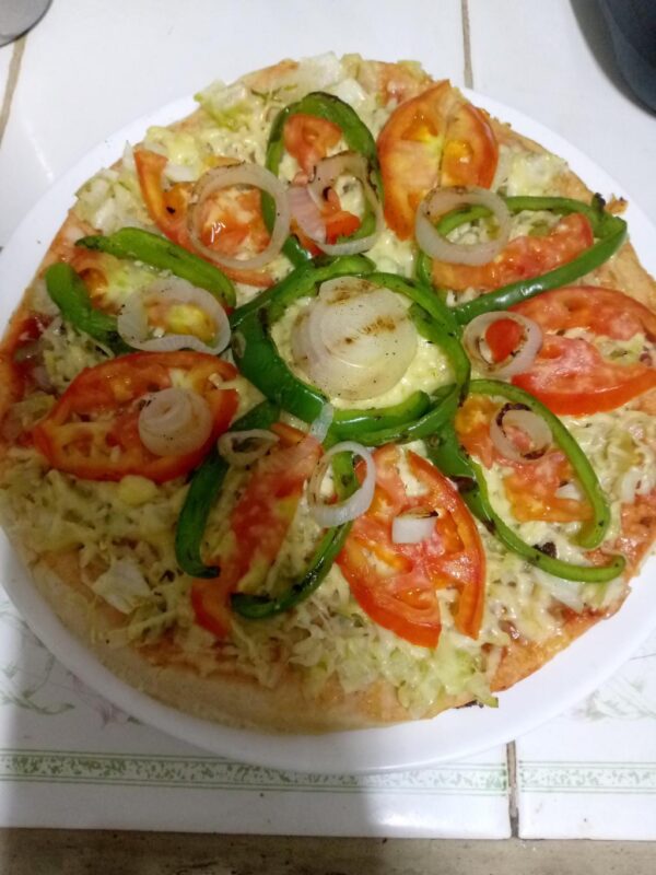 Pizza con Vegetales